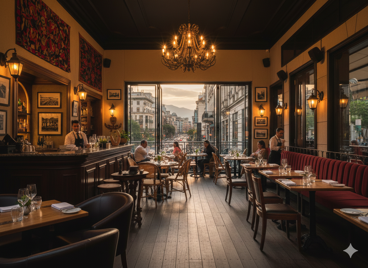 Interior del restaurante